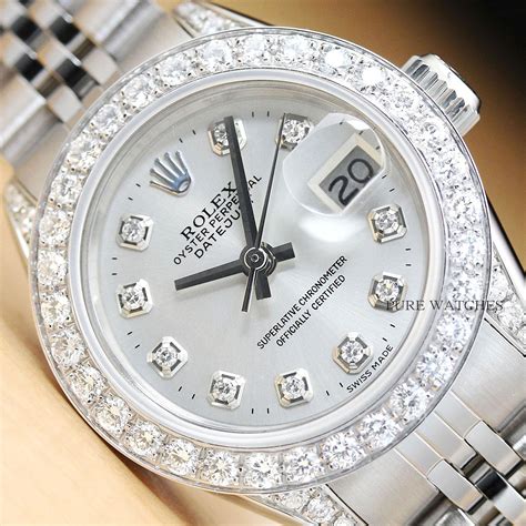 ladies diamond rolex watches